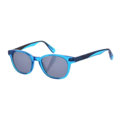 Image of Zen Unisex Z435 Pantos Shape Acetate Sunglasses Dark Grey One Size
