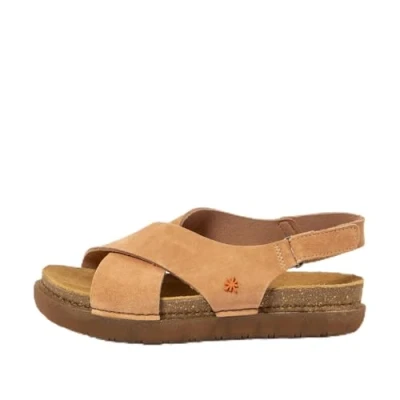 Image of ART Women&#039;s 1710 Rhodes Flat Sandal, Peach, 4 UK