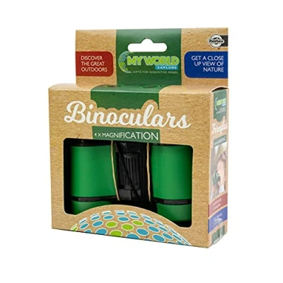 Image of My World Binoculars encourages children to explore the outdoors, nature, summer activity