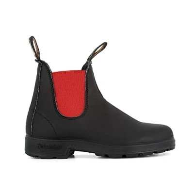 Image of Blundstone 508 Black Red Leather Chelsea Boots 3