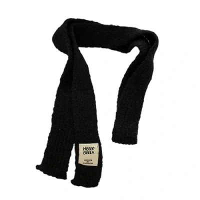 Image of XANHOY Knit Decorative Scarf For Women Winter Thin Female Camping Shopping Teenagers Long Scarves Y2k Skinny Neck