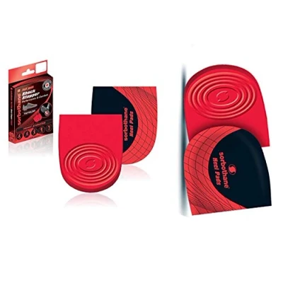 Image of Sorbothane Shock Stopper Heel Pads 9 12 UK Red
