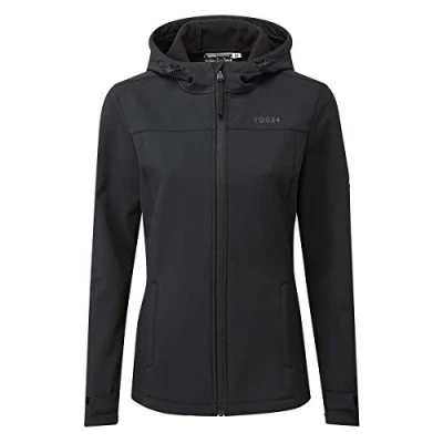 Image of TOG24 Soft shell jacket, Women&#039;s, Size: 14, Black