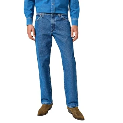 Image of Wrangler Herren Jeans 13MWZ, Original Regular Bootcut Fit, Straight Leg, Stonewashed, 42W / 32L