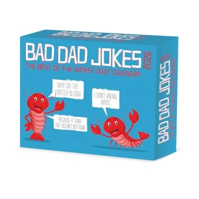 Image of Bad Dad Jokes Desk Calendar 2026
