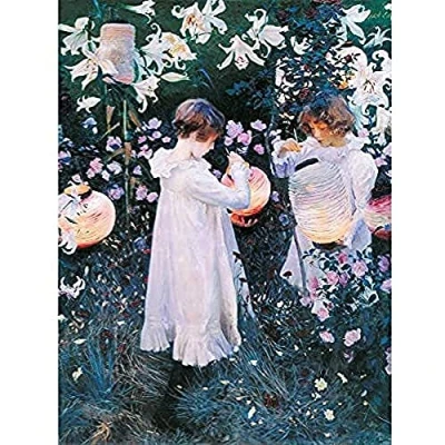 Image of John Singer Sargent Carnation Lily Rose Painting Unframed Wall Art Print Poster Home Decor Premium