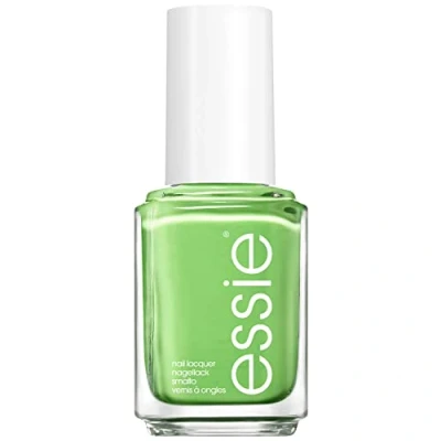Image of essie Nail Polish with Opaque and Glossy Finish for Colour Intense Fingernails, No. 794 Double Trouble, Green, 1 x 13.5 ml