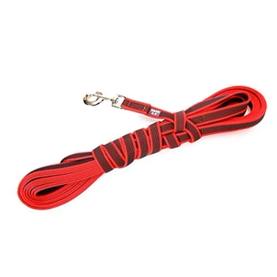 Image of Color &amp; Gray Super Grip Leash with Handle, 20 mm x 10 m, Red