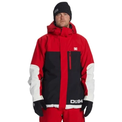 Image of DC Shoes Defiant Winter jacket, Men&#039;s, Size: Medium, Rzn barbados cherry