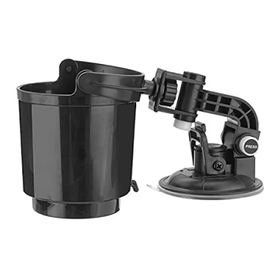 Image of Evenlyao Recessed Folding Cup Drink Holder Car Black Suction Vehicle Window Mount For Cars Trucks Vehicles