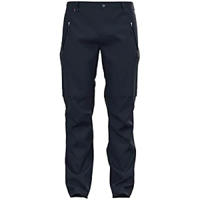 Image of Odlo Men Zip off hiking pants WEDGEMOUNT, dark sapphire, 46