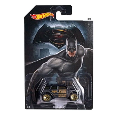 Image of Mattel Hot Wheels DJL55 Batman vs. Superman Die Cast Assortment 1:64 Rockster