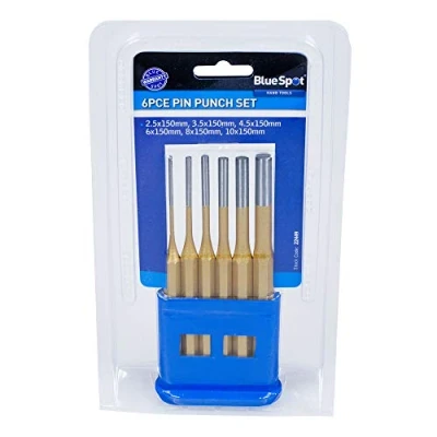 Image of Blue Spot Tools 22449 B/SPOT Gold Pin Punch (6 Piece)