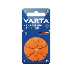 Image of Varta Hearing Aid Batteries 13 (Pack of 6) 24606101416