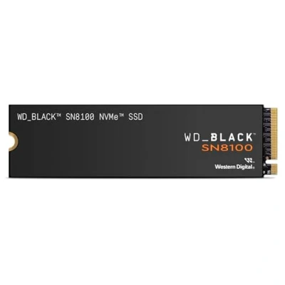 Image of WD_BLACK SN8100 1TB PCIe 5.0x4 NVMe M.2 SSD, up to 14,900MB/s read speed, 11,000MB/s write Next Gen TLC 3D NAND