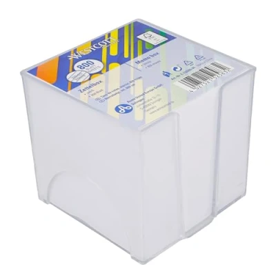 Image of Westcott Note Block White 800 Sheets in Box memo with 9 x cm Sturdy Made of Transparent Plastic FSC Certified Paper 80g/m² E 733205 00