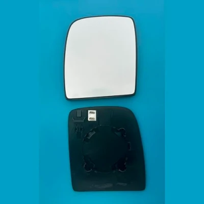 Image of Compatible with Peugeot Expert 2007 to 2015 Wing Mirror Glass Heated Base (Twin Version Mirror) LEFT HAND Passenger Side