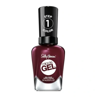 Image of Sally Hansen Miracle Gel Nail Polish, Wine Stock, 14.7ml