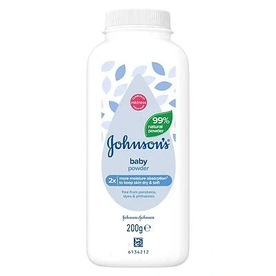 Image of Johnson&#039;s Baby Natural Cornstarch Powder 200g
