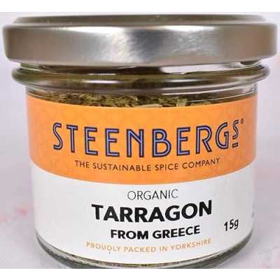 Image of Steenbergs Organic Tarragon Dried Herb Standard Jar 15g