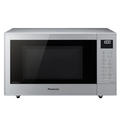 Image of Panasonic CT57 Slim Combination Microwave Oven &amp; Grill with Turntable, 27 Litres, 1000 W Power, 29 pre set menus, Silver