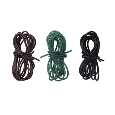 Image of Shaddock 3pcs Rig Tube Sleeves Rubber Tubing Anti Tangle Hair Rigs For Carp Fishing Safety Lead Clip System Inner Diameter 1mm Accessories