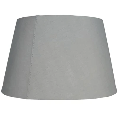 Image of Large Cotton Drum Shade Lampshade Pendant Light (Grey)
