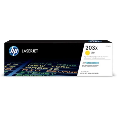 Image of HP LaserJet 203X High Yield Yellow Original Toner Cartridge