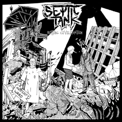Image of Septic Tank Rotting Civilisation White vinyl 2018 USA LP RISELP219