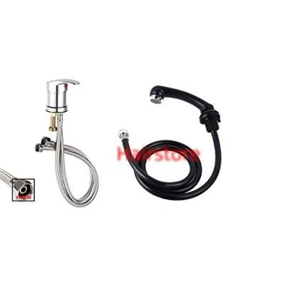 Image of Mixer tap Set Kit Salon Barber Faucet with Shower Head
