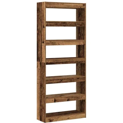 Image of vidaXL Old wood Bookshelf Engineered 80 x 30 198 cm