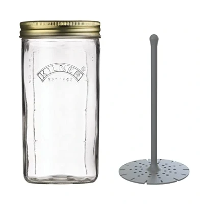 Image of Kilner Pickle Jar With Lifter 1 Litre