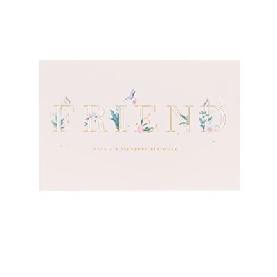 Image of UK Greetings Birthday Card For Her/Female/Friend With Envelope Floral Design