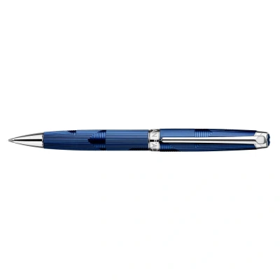 Image of Caran d&#039;Ache Leman Bleu Marin Ballpoint Pen