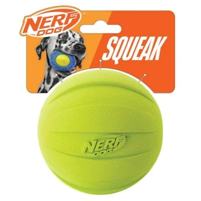 Image of Nerf Dog Squeak Ball, 4.25 Inch, Green