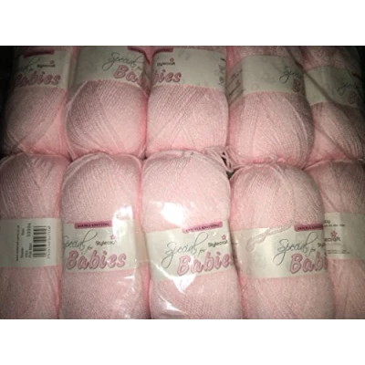 Image of Baby Wool Packs of Five, Stylecraft Special for Babies DK, Super Soft Yarn 5 x 100g (5 Pink Marl 1251)