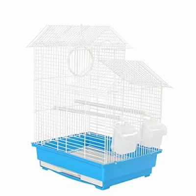 Image of KCT Santiago Small Exotic Portable Bird Cage Blue