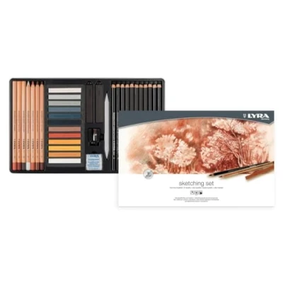 Image of LYRA Rembrandt Art Specials, Fine Sketching Set, 35 Pieces, Assorted Pencils, Ideal for Professionals &amp; Students