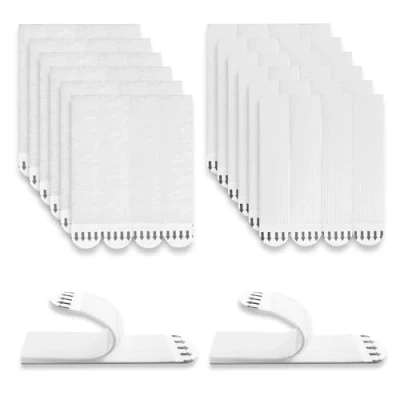 Image of SHFYFHS Large Picture Hanging Strips Heavy Duty, 24 Pairs(48 Strips) Canvas Hanger No Nails, Water Resistant Adhesive Strips, for Pictures, Frames, Mirrors, Wall décor, Christmas Decorations.