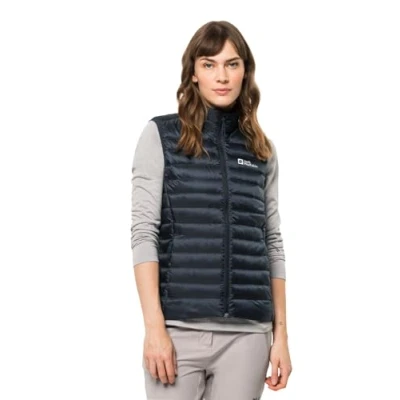Image of Jack Wolfskin Women&#039;s Pack &amp; Go Down Vest, Night Blue, S