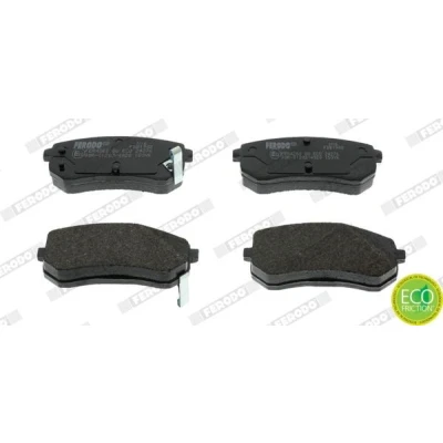 Image of 583020XA00, 583022SA30, 583022SA70, 583022YA31 Brake pad set FERODO PREMIER ECO FRICTION FDB1902 with acoustic wear warning without accessories