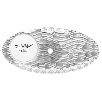 Image of P Wave Curve 10 Pack 30 Day Air Freshener For Home, Bathroom, Bedroom, Cupboards, Bins &amp; Toilets, Highly fragranced Deodoriser, Recyclable, Mango
