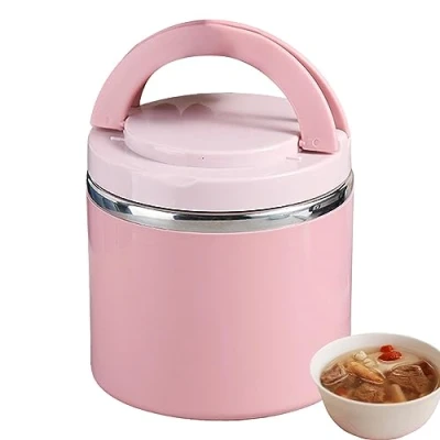 Image of Zankie 630ml Soup Food Flask For Hot Baby Thermal Container Insulated Lunch Box, Adults Kids Thermo Bowl Flask, Warmer
