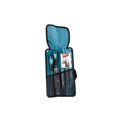 Image of Makita D 72154 4mm Sharpening Set in a Roll Up Pouch