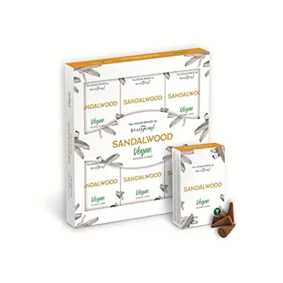 Image of Stamford Vegan Rich Musk Incense Cones 90 (Sandalwood)