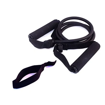Image of Professional Grade Black Resistance Band High Intensity Total Body Workout Equipment