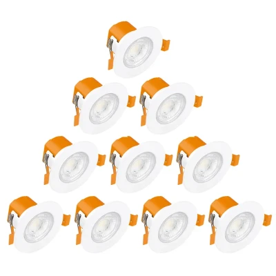 Image of Enlite Fire Rated CCT Switchable LED Downlight 10 Pack