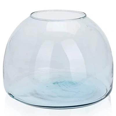 Image of Clear Glass Fish Bowl Bubble Flower Vase Dinner Office Wedding Centrepiece Decor Ornament Flowers