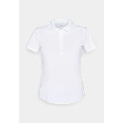 Image of Puma Golf PURE Polo shirt, Women&#039;s, Size: XL, White glow
