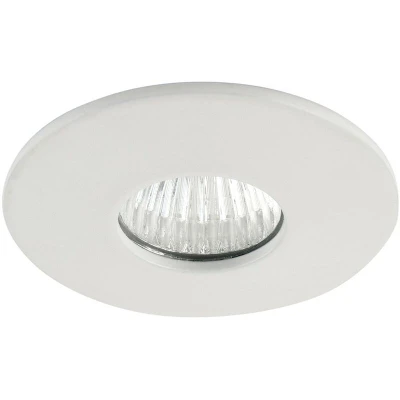 Image of Saxby 92518 Lalo Matt White IP44 Indoor 4W Cool Micro LED Spotlight